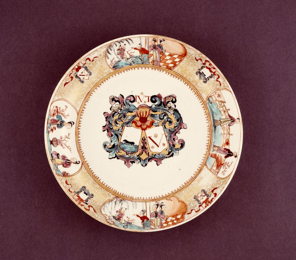 图片[4]-saucer; dish BM-Franks.760.+-China Archive